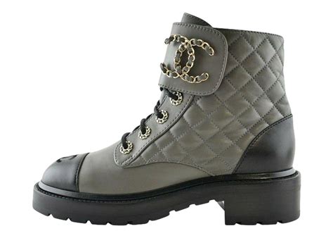 chanel grey cloth boots|Chanel shoes customer service.